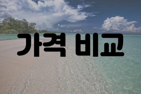 가격 비교