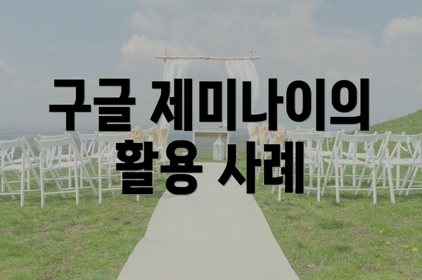 구글 제미나이의 활용 사례