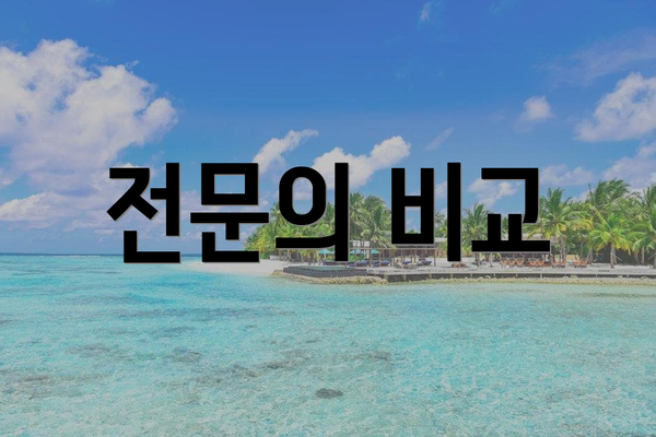 전문의 비교