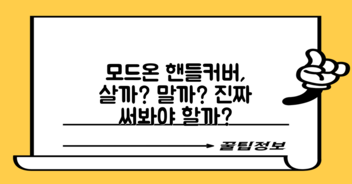 모드온 핸들커버, 써봐야 할까?