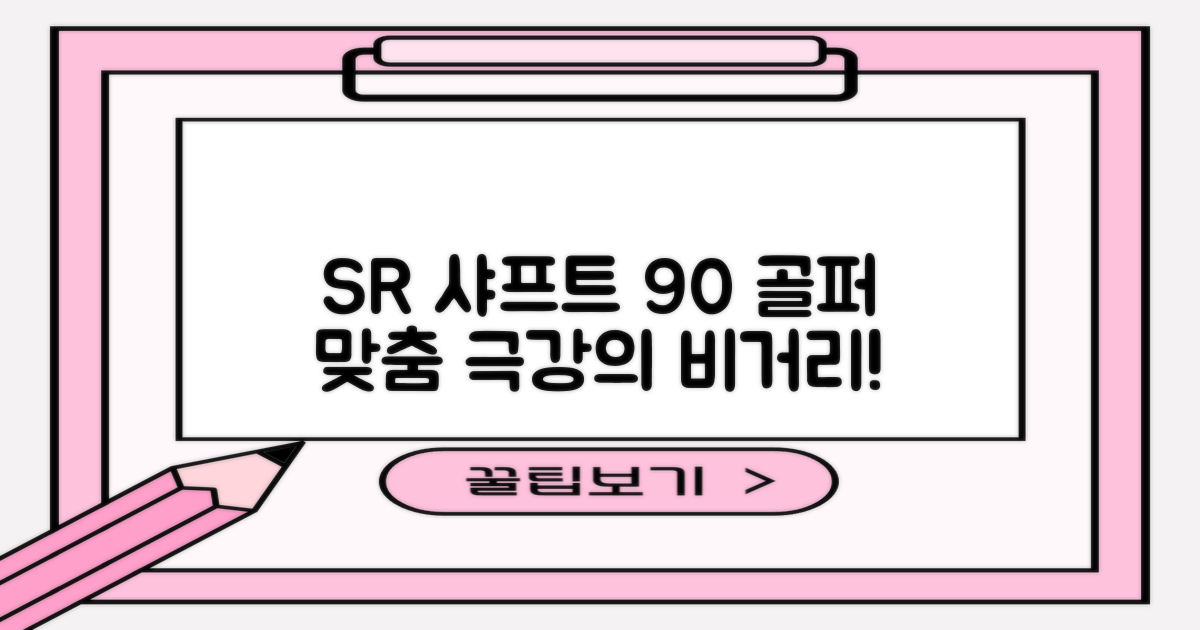 SR 샤프트, 90% 골퍼 적합