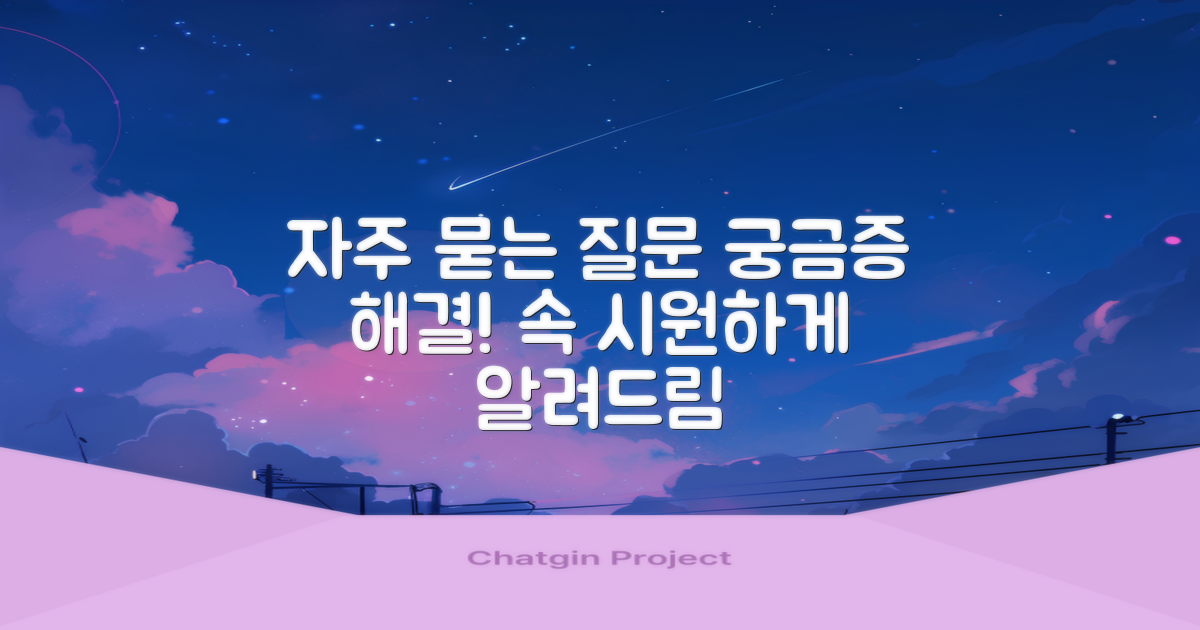 자주 묻는 질문