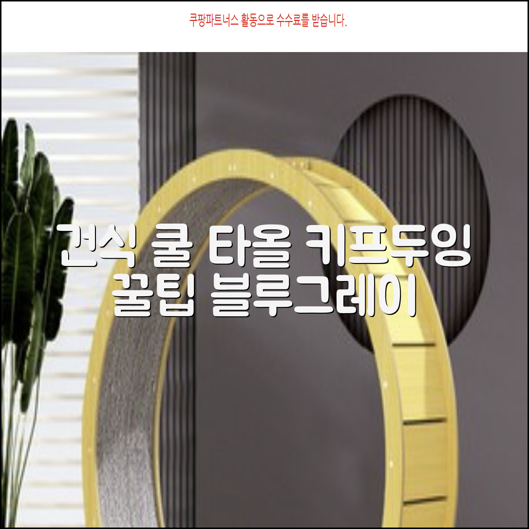 키프두잉 건식 스포츠 쿨 타올 케이스, 블루 + 그레이, 1세트 추천 리뷰